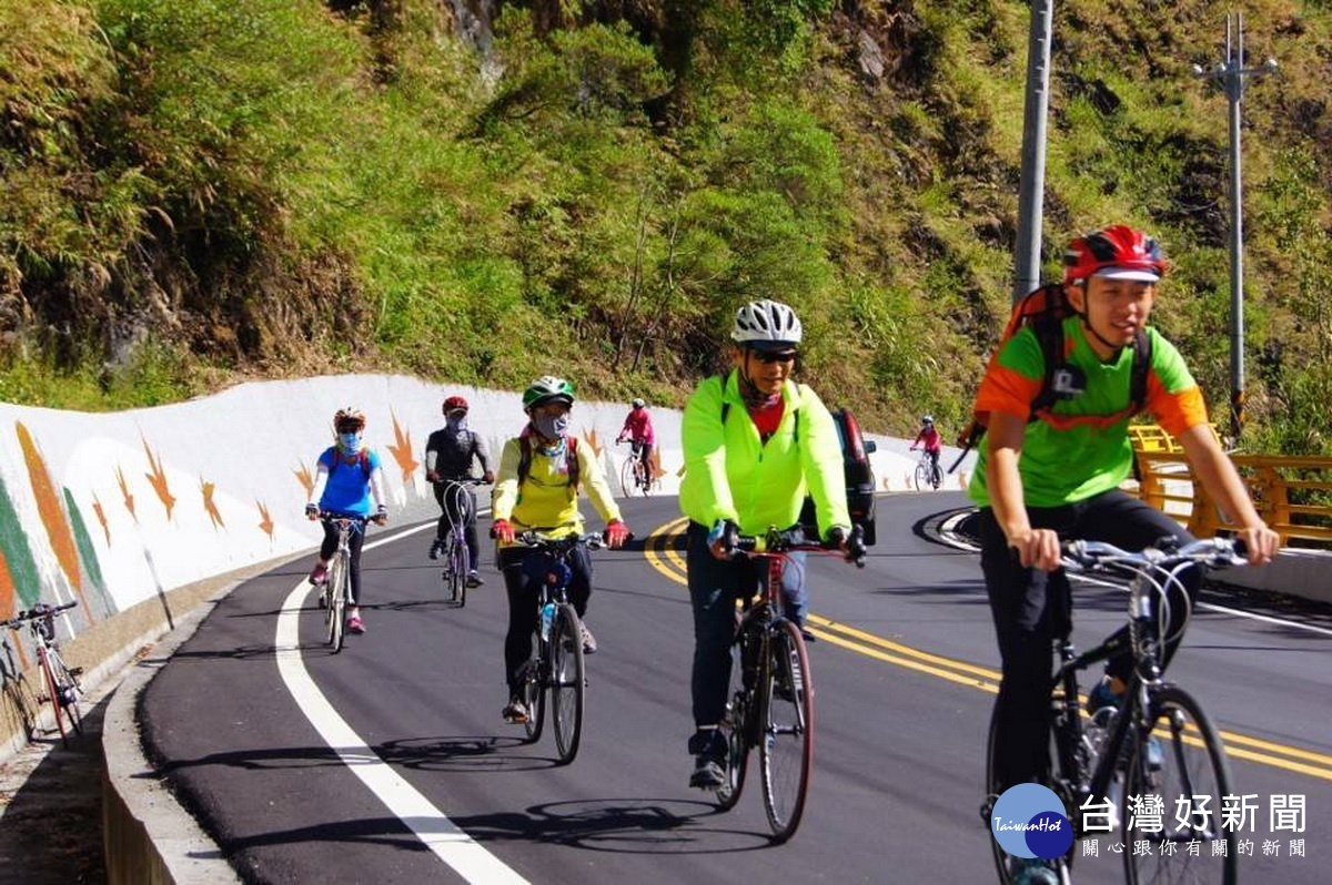 日月潭Come!Bikeday自行車領騎人員培訓路線實地領騎。